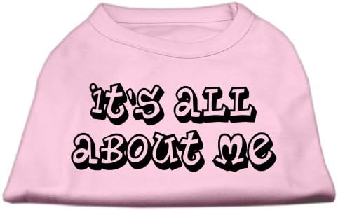 Ризи с трафаретным принтом It ' s All About Me Светло Розови XS (8)