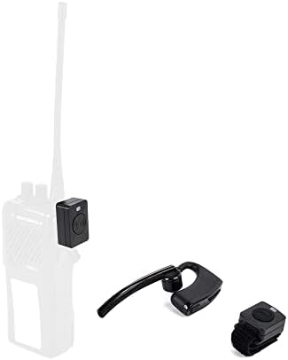 HYS 2-Way Радио, Bluetooth-Слушалки с Безжична Слушалка с ПР за Motorola 2-Pin Преносими уоки-токита CLS1110 CLS1410 CP200 CP185
