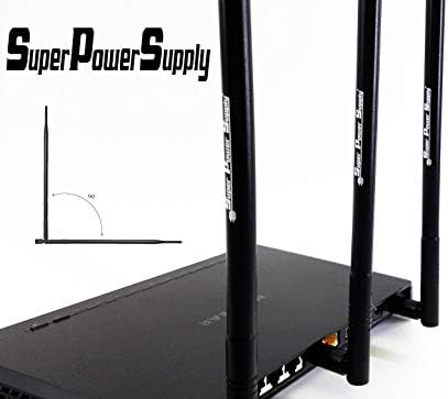 Super Power Supply® 3 х 9dBi 2,4 Ghz И 5 Ghz Двухдиапазонная WiFi Антена RP-SMA style 2 за маршрутизатор на Asus RT-AC66U RT-N66U RT-N16 RT-AC68R RT-AC68U R700 Netgear Робот R7000 Linksys EA6900 TP-Link TL-WR1043ND TL-WR2543ND TL-WDR4300 TL-WR940N TL-WDN
