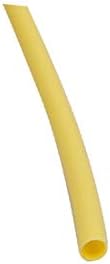 X-DREE Дължина 5 м, вътрешен диаметър 1 мм, свиване тръба с полиолефиновой изолация, тел жълт цвят (дължина 5 М, диаметър 1 mm, вътрешен диаметър