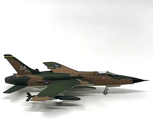 DMCMX Готова Военен модел 1: 144 F-105D Модел самолет-бомбардировач Тандерчиф, корпус от Сплав, Статично Моделиране, Имитация