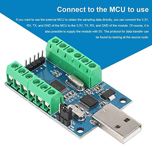 USB Интерфейс Pomya, Модул ADC, Модул 10-канална 12-битов данни за вземане на проби AD, събиране на данни Модул за комуникация STM32 UART,