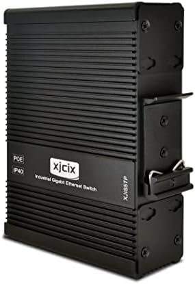 Промишлен Ethernet switch XJCIX POE 5 Порта POE Gigabit RJ-45 Неуправляем Индустриален табло на DIN-шина
