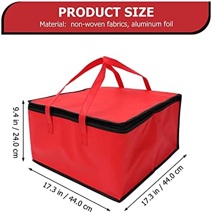 Случайна чанта за доставка на продукти DOITOOL, Изолирани Пакети за транспортиране на продукти, Изолирано Термосумка за Bento-обяд