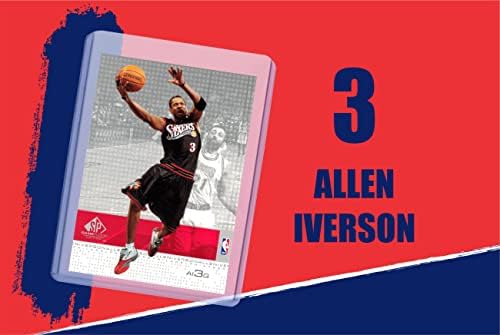 Баскетболни карта Алън Айверсона в обхвата на (5) - Подаръчен комплект за Търговия карти Philadelphia 76ers