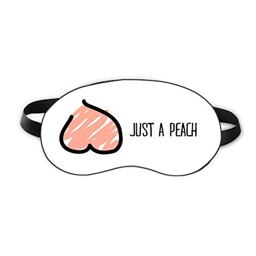 Just Peach Забавен Розово Фигура Sleep Eye Shield Мека Нощна Превръзка На очите Сянка на Кутията