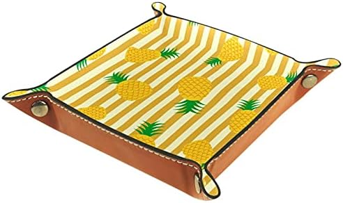Шарени жълто тропически плод, за пътуване, за дома или офиса, малка странична масичка или органайзер за шкафа