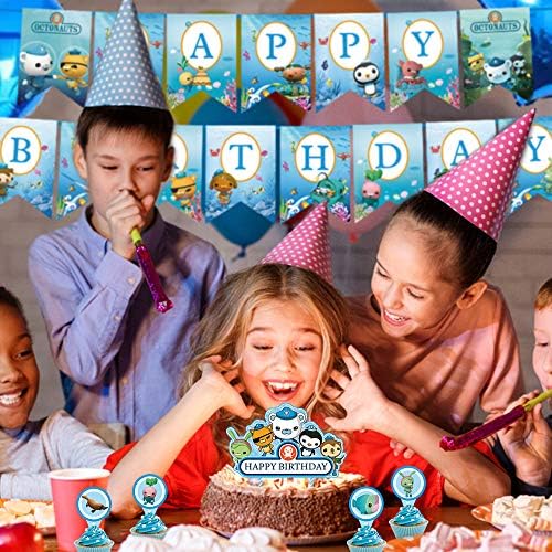Празнични аксесоари за парти по случай рожден Ден, Набор от бижута с 25 пълнеж за торта, банер за Рожден Ден, 20 балони, Покривката