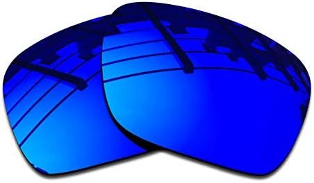 ВИДИМИ Сменяеми лещи с Поляризирана огледало премиум-клас и Гума Комплект за Слънчеви очила Oakley Челюст