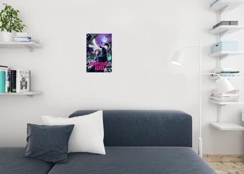 Mob Psycho 100 Плакат на Аниме Серия 1 Key Art Crunchyroll Стоки от Японски Аниме Серия Манга, Аниме Стрийминг Плакат Мърч Аниме Декор Спални Страхотен Декор на Стените Художестве?