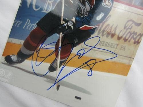 Сандис Озолиньш Подписа Автограф 8x10 Снимка на I - Снимки на НХЛ с автограф