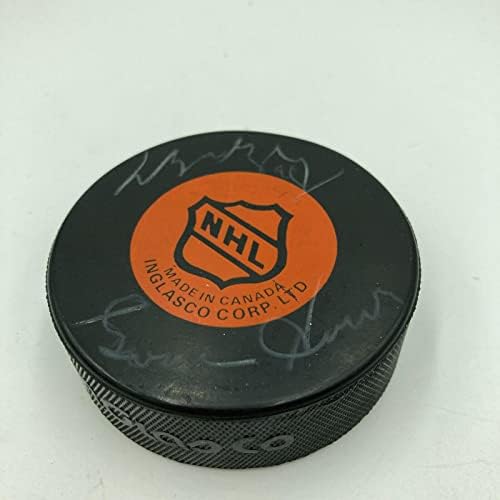 Уейн Грецки и Горди Хоу Подписаха Миене С Култа фотосесия на Найки JSA COA - за Миене на НХЛ с автограф