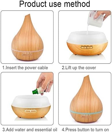 CNNRug овлажнители на въздуха във формата на чайник, Дървени USB-овлажнител, портативни автомобилни овлажнители с led подсветка, ултразвукови, Безшумни, с автоматично из