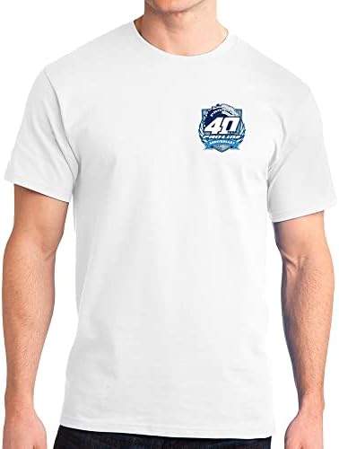 Бяла тениска Pro-line Racing Pro-Line 40th Anniversary - Голям размер, PRO985803