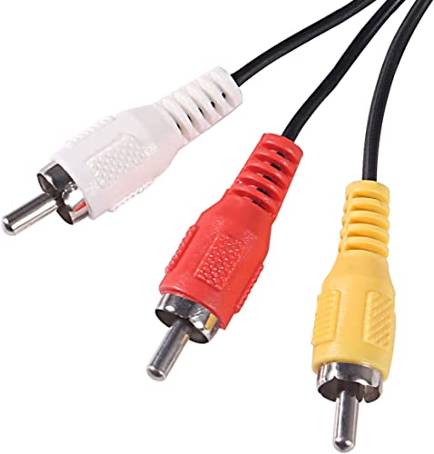 JDYYICZ N64 AV кабел 1,8 м композитен аудио - и видеокабель AV, подходящ за Nintendo N64 SNES GameCube GC