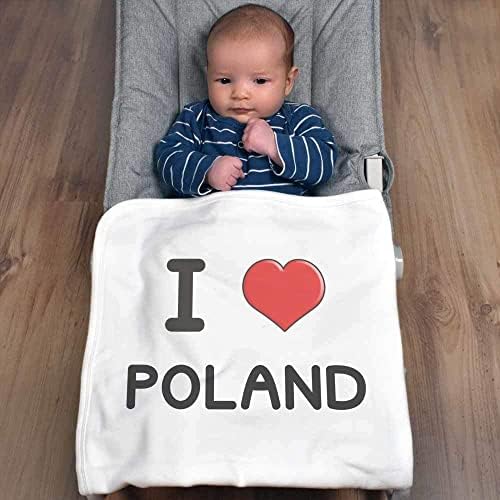 Детско Памучно одеало /Шал Azeeda I Love Poland (BY00025793)