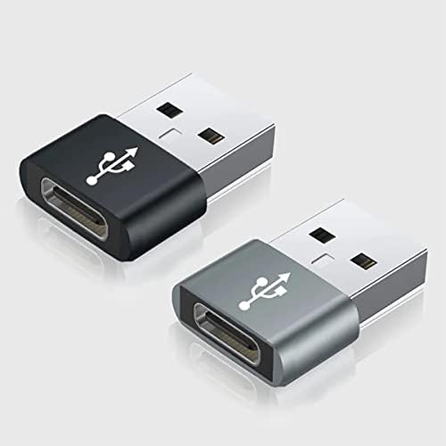 Бърз USB адаптер-C за свързване към USB-порт, който е съвместим с вашите Motorola Moto Z3 Play за зарядни устройства, синхронизация, OTG-устройства,