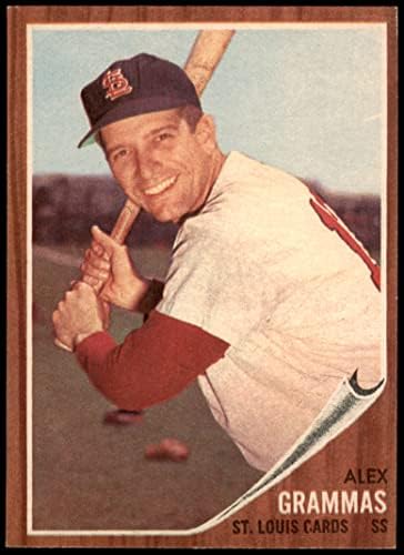 1962 Topps # 223 Алекс Грэммас Сейнт Луис Кардиналс (Бейзболна карта) в Ню Йорк Кардиналс