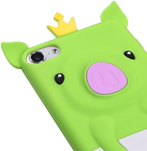 Калъф Asmyna Green Crown Piggie Пастельная кожа за iPod touch 5