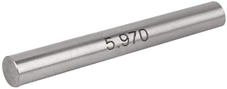 X-DREE 5,97 мм x 50 мм GCR15 с цилиндрическим род, проверяющий измервателен щифт, Калибър (Варилья cilíndrica GCR15 размер 5,97