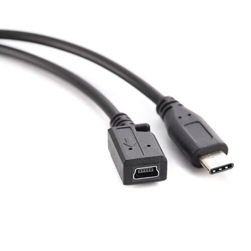 1 Метър Кабел-адаптер USB Type C (USB 3.1) за да се свържете с Mini B с 5-контактна розетка