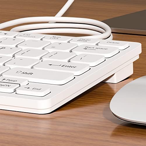 Жични Клавиатура SGIN, Кабелна Компютърна Клавиатура за лаптоп USB-Клавиатура Plug & Play, USB-Клавиатура за Chromebook