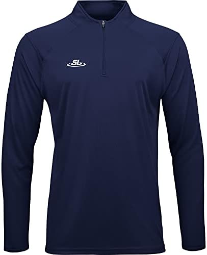 ScrapLife | Мъжки Борцовская риза Премиум-клас на 1/4 цип Essential Борба Shirt | Избор на професионалните спортисти!