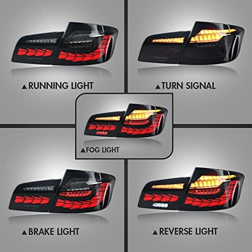 Нови Задни Светлини за BMW F10 GTS Задните светлини 2011-2017 Серия 5 F18 M5 Потребителски Аксесоари Led Последователни Мигачи