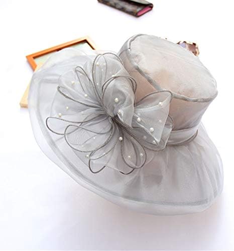За жени и момичета, британското чай, реколта шапка-чародейката за жени, църковна рокля с голямо цвете, меню с коктейли сватбена шапка