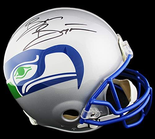 Брайън Босуърт С Автограф /с Автограф Seattle Seahawks Връщане на Автентичен Сив Шлем NFL