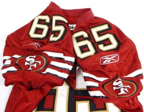 2006 Сан Франциско 49ерс Джъстин Smiley 65 Играта е Пусната Червена Риза 60 Кръпка 46 67 - Използваните тениски За игри NFL Без подпис