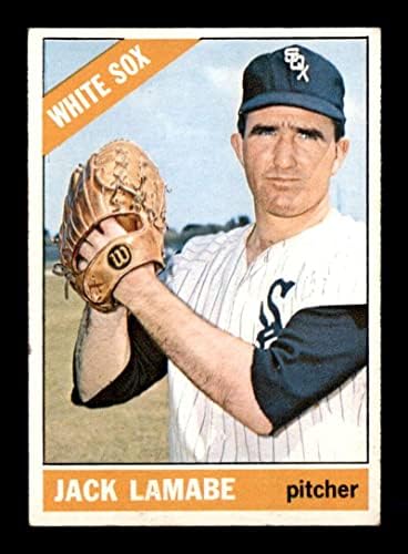 #577 Джак Ламабе SP - Бейзболни картички Topps 1966 година на издаване (Звезда) С градацией EX + - Реколта Картички с автограф бейсболистов