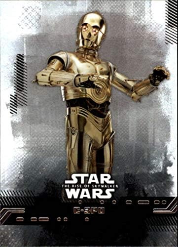 2019 г. Оглавява първата серия на Междузвездни войни: Изгревът на Скайуокър 23 Търговска карта C-3PO
