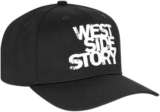 Бейзболна шапка на West Side Story: Официален продукт на студиото Черен цвят