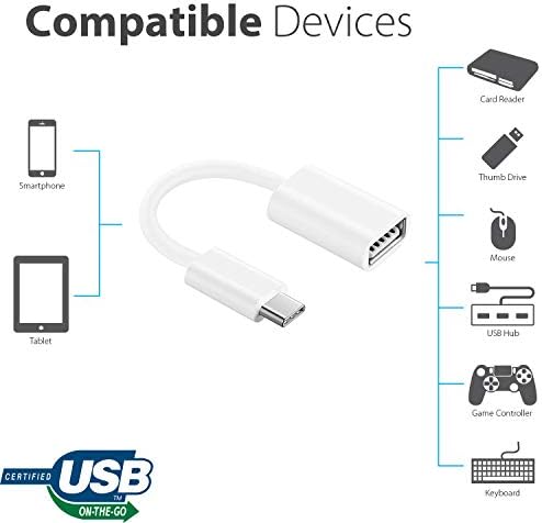 Адаптер за USB OTG-C 3.0 е обратно Съвместим с вашия Motorola Moto G51 5G за бързи, надеждни за използване на мултифункционални функции,