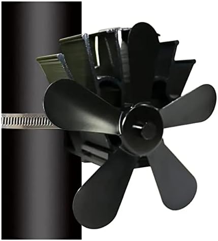 Фен печка XFADR SRLIWHITE с 5-Топлинна Задвижване Тих Екологичен Вентилатор Икономичен Горния Вентилатор за Полицата за Дърва горелки