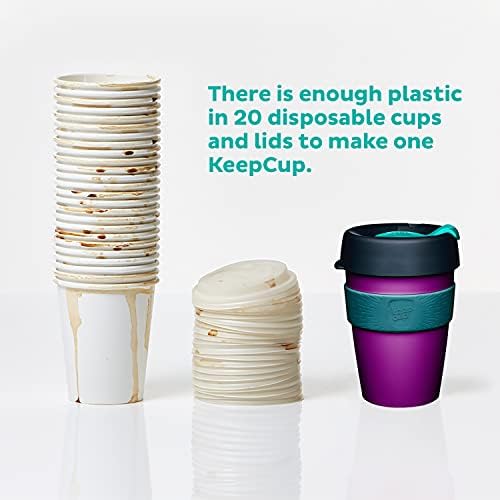 KeepCup Оригинален, Многократно Пластмасова Чаша, Малко 8 унции | 227 мл, Виола (CVIO08)