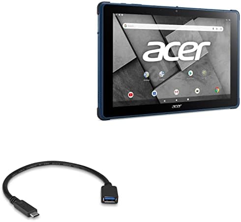 Кабел BoxWave е Съвместима с Acer Ендуро Urban T1 (кабел от BoxWave) USB адаптер за разширяване, добавете към телефона свързано по USB обзавеждане за Acer Ендуро Urban T1