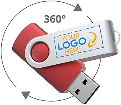 Потребителски USB-флаш-памети с над 30 цветови комбинации и логото на 2 страни - Събрани в САЩ - Памет от клас А - Черен корпус / сребрист