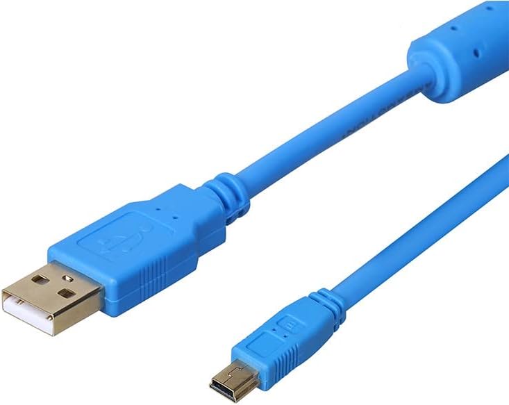 MR-J3USBCBL3M Приложимо кабел за отстраняване на грешки серво Кабел за зареждане на връзка (позлатен Син на 3 метра)