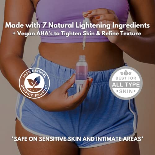 Рецепта серум NELLA Glow Serum Интензивно Обновяване, Улучшающая Разглаживающая кожата Серум | 10% AHA Регенериращ и Осветляющий
