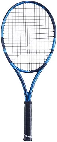 Тенис ракета Babolat Pure Drive (10-то поколение) - С 16 гр бяла нишка Babolat Syn Gut със средно напрежение