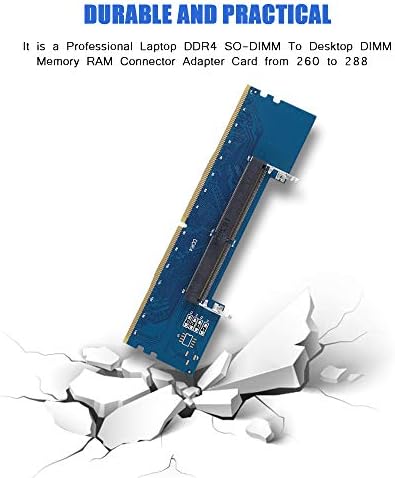 ASHATA SO DIMM Конвертор на DDR4, Професионален Лаптоп DDR4 SO-DIMM за настолен компютър DIMM Памет Конектор RAM Карти Конвертор
