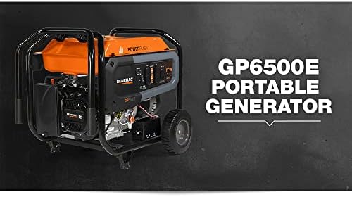 Преносим газов генератор Generac 7682 GP6500E капацитет 6500 W