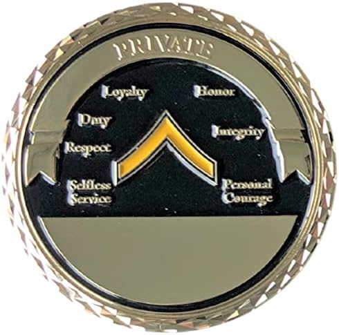 Монета Войници на обикновения ранг на армията на Съединените Щати в целия предизвикателство Синьо Кадифе Витрина