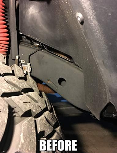 Черно Мотокар инструмент Мъничета за покрива отвори Предната и задната част на рамката, Съвместими с Jeep Wrangler JK Всички модели