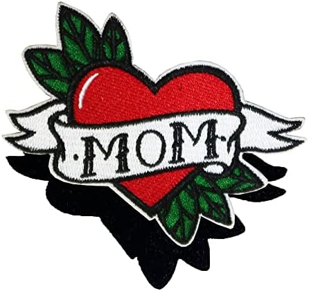 3,5 Подаръци за Деня На Майката, Татуировка във формата На Сърце Аз обичам Мама, на Бродирани Нашивкой с плетене на една Кука и Линия