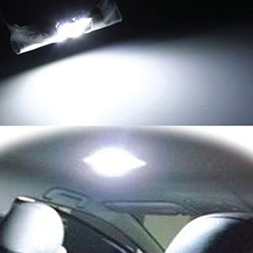 Led лампа Jtech 2x31 мм 300 Лумена 24-SMD с изключително ярка бяла светлина. DE3175 DE3021 DE3022 3175