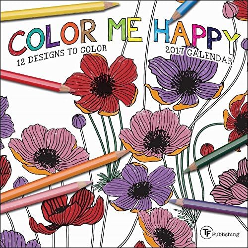 TF Publishing 2017 Мини-календар Color Me Happy (17-2018)