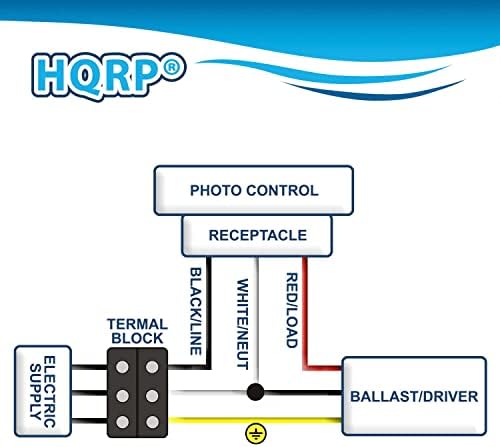 HQRP 4-Pack Фотоэлементный сензор за външно осветление от здрач до зори Фотоелектричния контрол на Завъртане и заключване за led